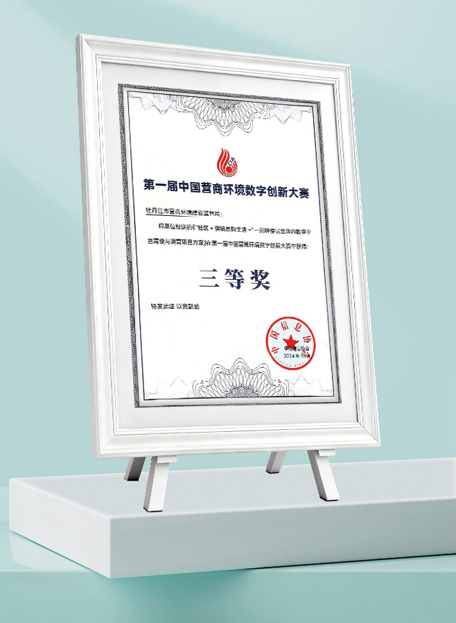 2024年营商环境数字创新大赛三等奖